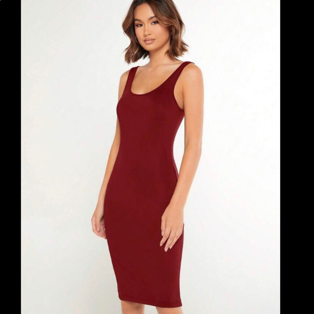 Form Fitting Tank Dress